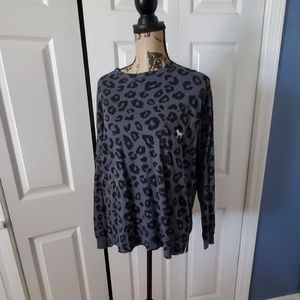Pink long sleeve tshirt animal print